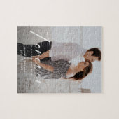 Forever hat eine schöne Ring-Foto-Verlobung Modern Puzzle (Horizontal)