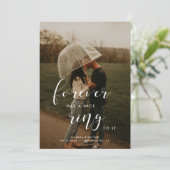 Forever hat einen netten Ring zu ihm Einfach und e Ankündigung (Stehend Vorderseite)