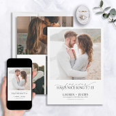 Forever hat einen schönen Ring Quote 4 Foto Verlob Einladung