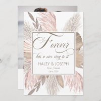 Forever hat einen schönen Ring zu ihm Foto Verlobu