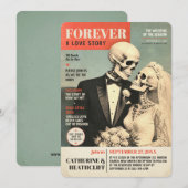 FOREVER Hochzeitsgazette Einladung (Vorne/Hinten)