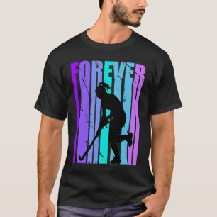 Forever Hockey Retro Vintag beängstigend Saisonfan T-Shirt