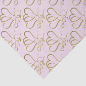 Forever Hört Gold auf Rosa Seidenpapier (Ausschnitt)