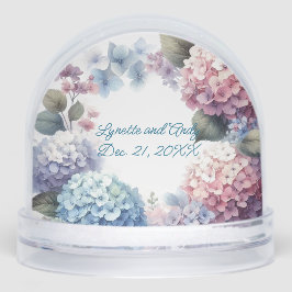 Forever in Bloom Hydrangea Keepsake Schneekugeln