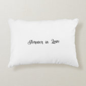 Forever in der Liebe - Valentinstag Hochzeitskisse Dekokissen (Vorderseite)