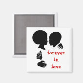 Forever in Liebe Magnet (Vorderseite/Rückseite)