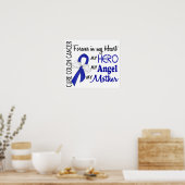 Forever in meinem Herzen Mutter Colon Krebs Poster (Küche)