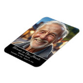 Forever in Our Hearts 1 Special Photo Keepsake Magnet (Linke Seite)
