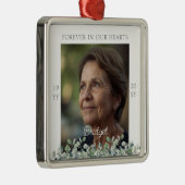 Forever In Our Hearts Eucalyptus Remembrance Ornament Aus Metall (Rechts)