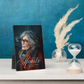 "Forever in Our Hearts" Foto Beerdigung Gedenkstät Fotoplatte (Seite)