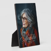 "Forever in Our Hearts" Foto Beerdigung Gedenkstät Fotoplatte (Seite)