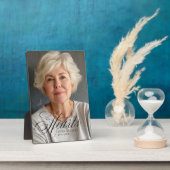 "Forever in Our Hearts" Foto Beerdigung Gedenkstät Fotoplatte (Seite)