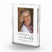 Forever in Our Hearts Foto Beileid Memorial (Rechts)