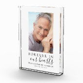 Forever in Our Hearts Foto Beileid Memorial (Rechts)