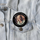 'Forever in Our Hearts' Foto Tribute Button (Beispiel)