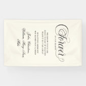 Forever In Our Hearts- Memorial Beige Banner (Horizontal)