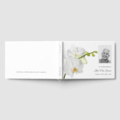 Forever in our Hearts Orchid Funeral Memorial Gästebuch (Voll)
