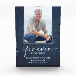 Forever in our Hearts Photo Memorial Fotoblock