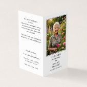 Forever in our Hearts Photo Poem Memorial Prayer (Vorderseite)