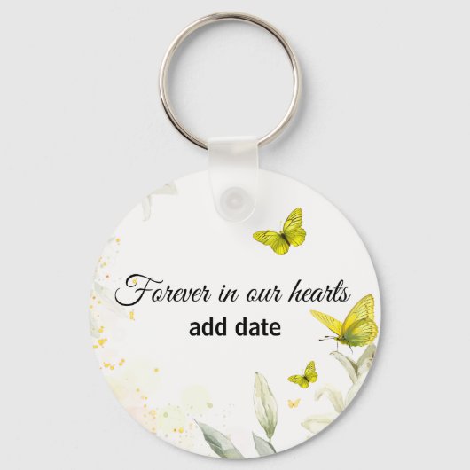 Forever in our hearts schlüsselanhänger (Rückseite)