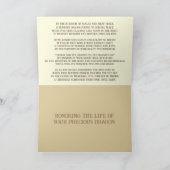 Forever in Scala: Ein bärtiges Drachen-Beileid Karte (Innenseite)