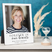 Forever in unserem Hearts Foto Memorial Fotoplatte (Seite)