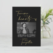 Forever in unserem Hearts Foto Memorial Programm (Stehend Vorderseite)