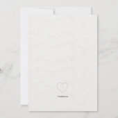 Forever in unserem Herzen Foto Feier des Lebens  Einladung (Rückseite)