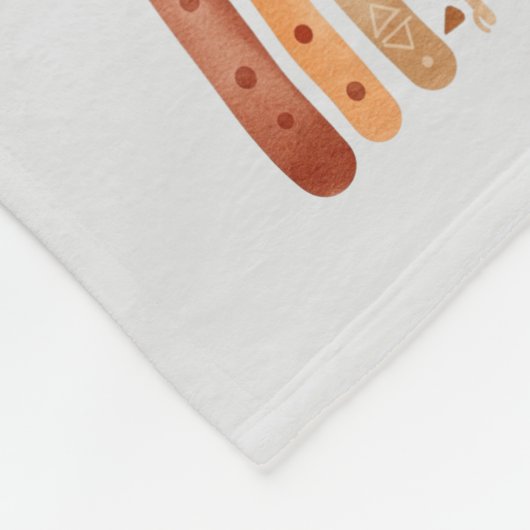 Forever in unserem Herzen Personalisiert Hunde-Ged Fleecedecke (Ecke)