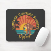 Forever Jagd Sonnenuntergänge Bigfoot Surfen Schwa Mousepad (Mit Mouse)
