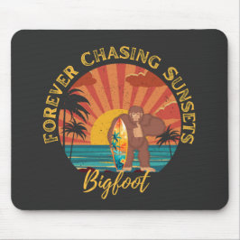Forever Jagd Sonnenuntergänge Bigfoot Surfen Schwa Mousepad