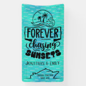 Forever Jagd Sonnenuntergänge Paare Kreuzfahrt Banner (Vertikal)