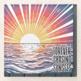 Forever Jasing Sunsets Untersetzer