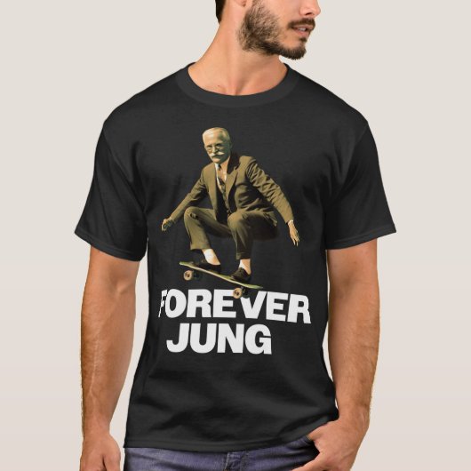 Forever Jung - Funny Psychoanalyst Design T-Shirt (Vorderseite)