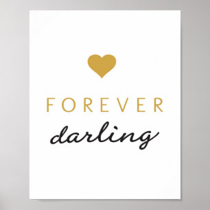 Forever Liebling - Kunstdruck Poster