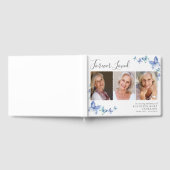 Forever Love 3 Foto Butterfy Gedenkfeier Beerdigun Gästebuch (Voll)