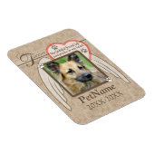 Forever Love Angel Wings Pet Beileid Custom Magnet (Rechte Seite)
