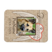 Forever Love Angel Wings Pet Beileid Custom Magnet (Horizontal)