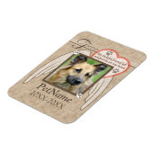 Forever Love Angel Wings Pet Beileid Custom Magnet (Linke Seite)