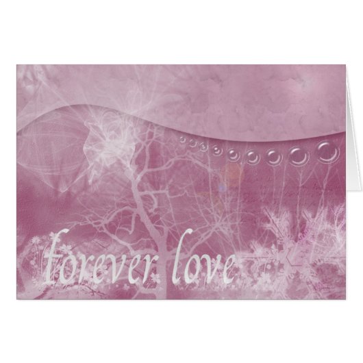 Forever Love Card (Vorderseite (Horizontal))