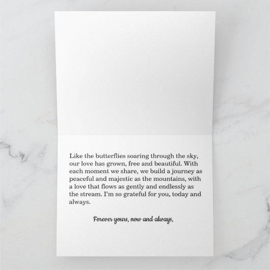 Forever Love Card Karte (Innenseite)