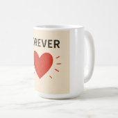 Forever Love Cup Kaffeetasse (VorderseiteRechts)
