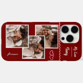 Forever Love: Custom 3-Foto Collage Case-Mate iPhone Hülle (Rückseite (Horizontal))