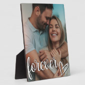 Forever Love Custom Foto Plaque Valentine's Day Fotoplatte (Seite)