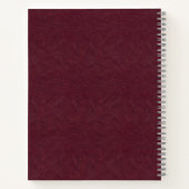 Forever Love Custom Memorial Gästebuch Notizblock (Rückseite)