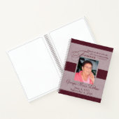 Forever Love Custom Memorial Gästebuch Notizblock (Innenseite)