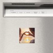 Forever Love Custom Paares Foto Magnet (In Situ (Geschirrspüler))