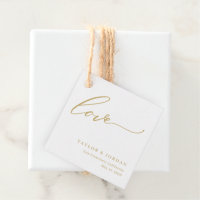 Forever Love EDITABLE Gastgeschenk Hochzeit Tags
