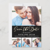 Forever Love EDITIERBARE FARBE Save The Date Karte (Vorderseite)