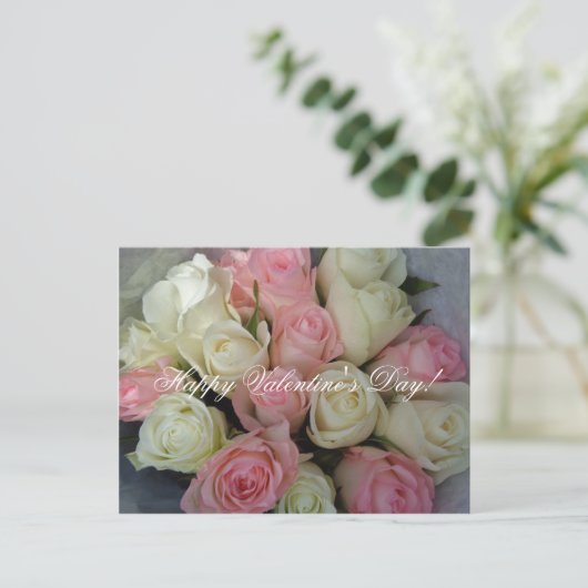 Forever Love Feiertagspostkarte (Stehend Vorderseite)